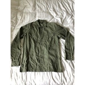 Gander Mountain Men's Size S Shirt Jacket 2 Pocket Heavy Outdoor Army Green
